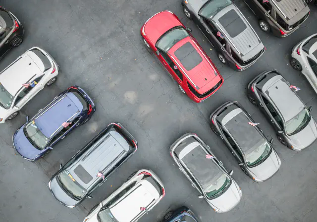 Cars on a car Hauler