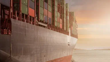 RoRo vessel for overseas transport